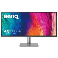 BenQ - AQCOLOR PD3420Q Designer 34" IPS LED 60Hz WQHD Monitor with HDR Mac Compatible (USB-C/ HDMI/ DP) - Gray - Front_Zoom