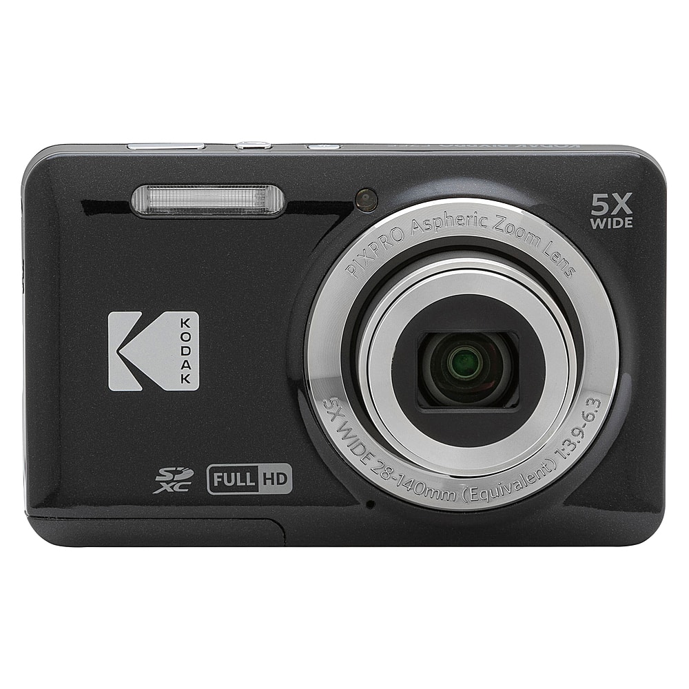 Kodak - PIXPRO FZ55-BK - Black - Front_Zoom