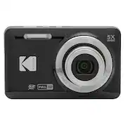 The text on the image reads: "5X Aspheric Zoom WIDE PIXPRO Lens KODAK 5X SX WIDE 28-140mm (Equivalent) S FULL HD XC 28-140mm."