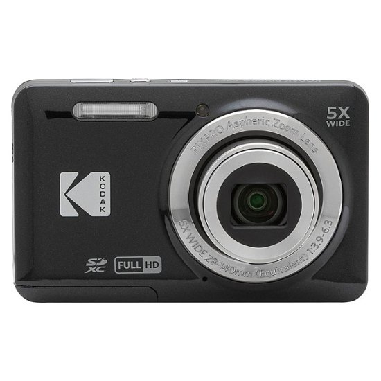 Kodak PIXPRO FZ55 Digital Camera (Blue) + Tripod + Case - 64GB Kit 
