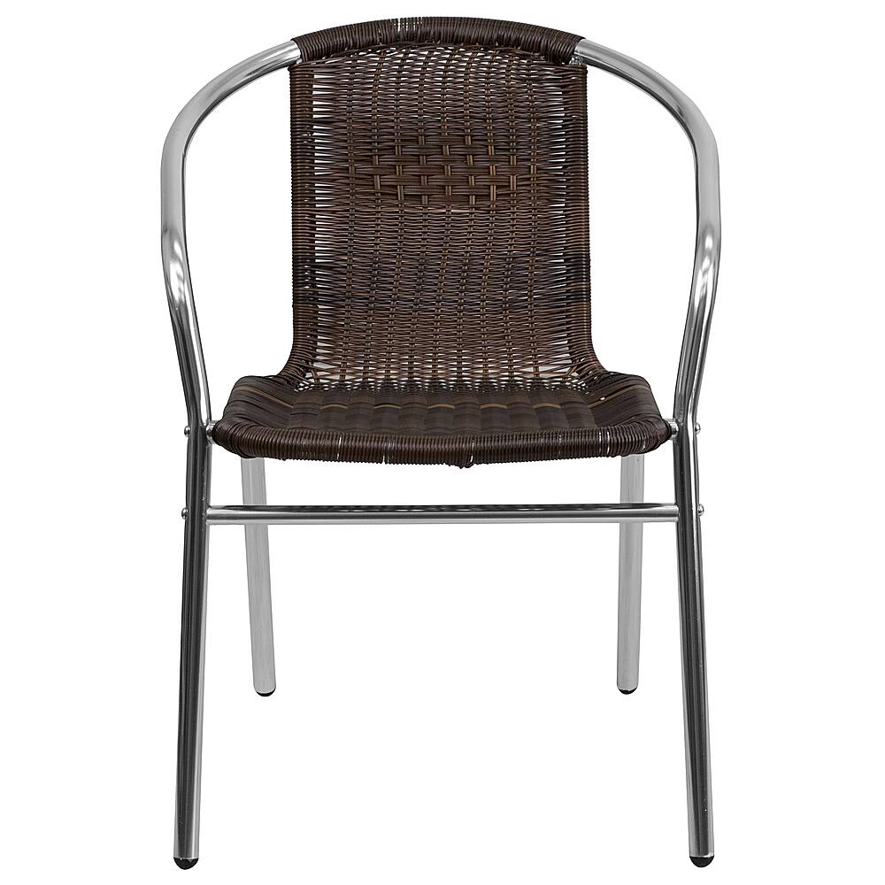 Alt View 11. Alamont Home - Lila Patio Chair - Aluminum and Dark Brown.