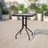 Alt View 12. Alamont Home - Barker Square Contemporary Patio Table - Clear/Black - Clear/Black.