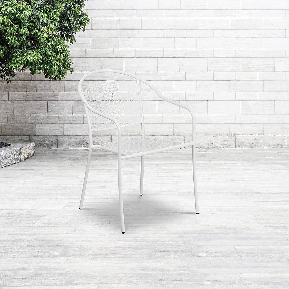 Alt View 12. Alamont Home - Oia Patio Chair - White.