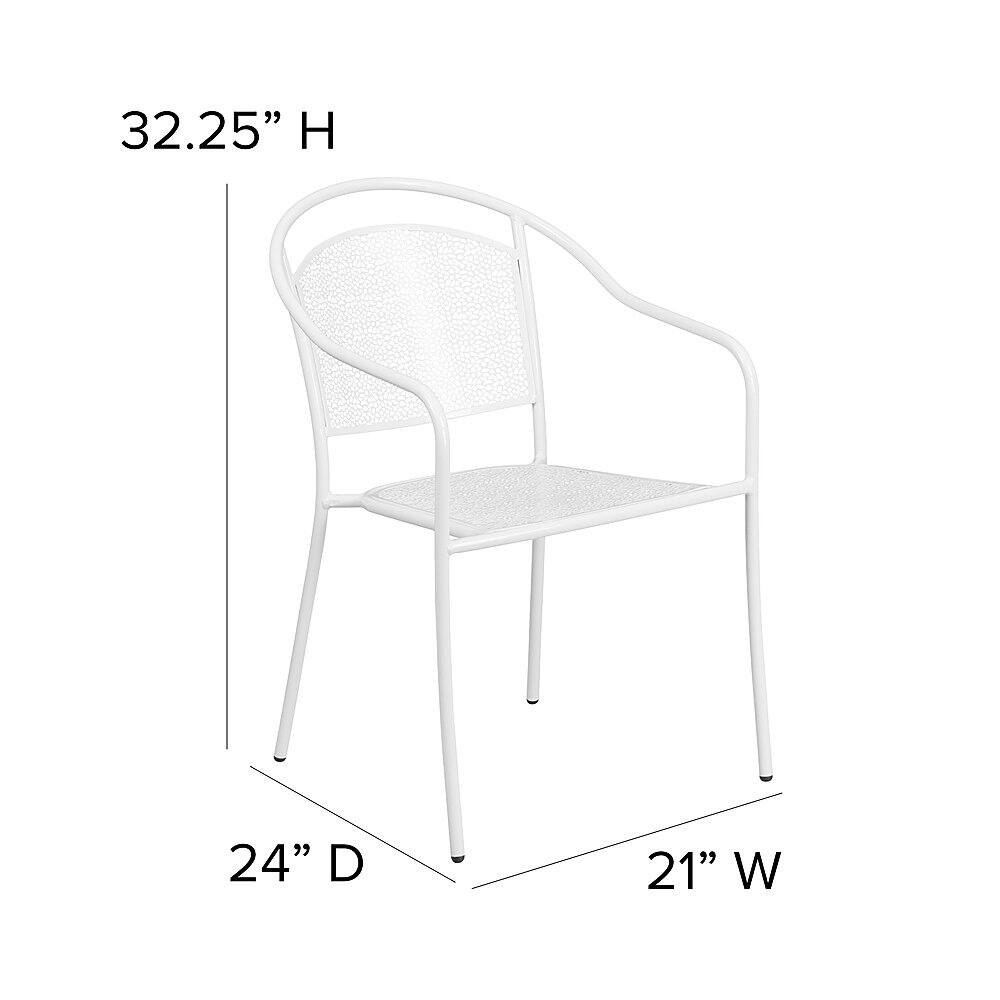 Alt View 13. Alamont Home - Oia Patio Chair - White.