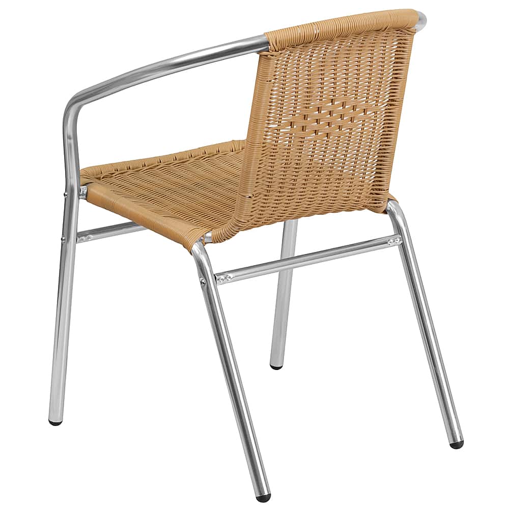 Alt View 14. Alamont Home - Lila Patio Chair - Aluminum and Beige.