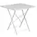Front. Alamont Home - Oia Square Contemporary Patio Table - White - White.