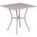 Front. Alamont Home - Oia Square Contemporary Patio Table - Light Gray - Light Gray.