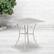 Alt View 11. Alamont Home - Oia Square Contemporary Patio Table - Light Gray - Light Gray.