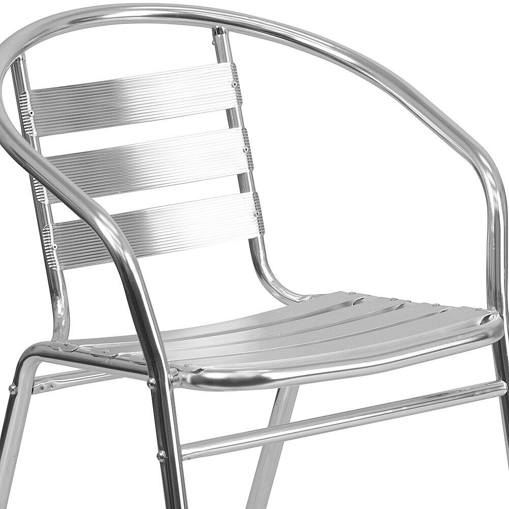 Alt View 13. Alamont Home - Lila Outdoor Round Contemporary Aluminum 5 Piece Patio Set - Aluminum.