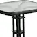 Alt View 13. Alamont Home - Lila Outdoor Square Contemporary Aluminum 3 Piece Patio Set - Clear/Black.