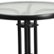 Alt View 13. Flash Furniture - Lila Outdoor Round Contemporary Metal 3 Piece Patio Set - Clear/Black.