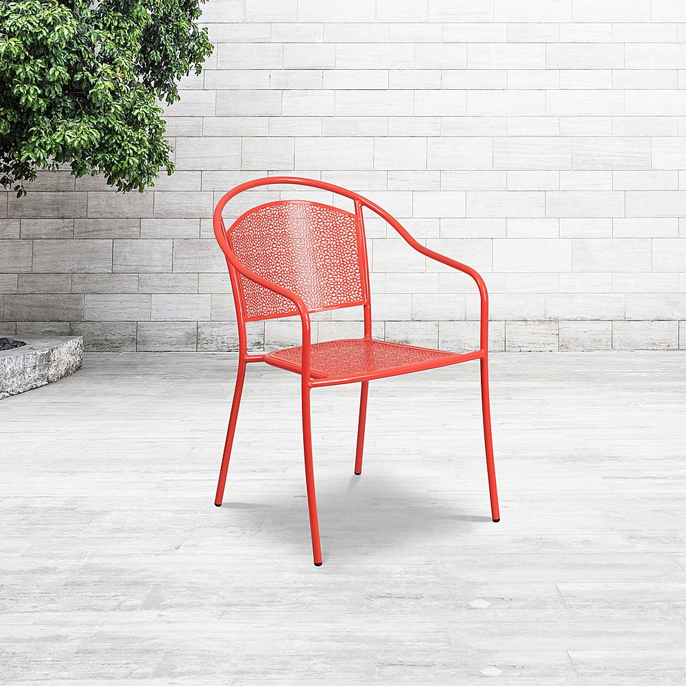 Alt View 12. Alamont Home - Oia Patio Chair - Coral.