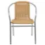 Alt View 11. Alamont Home - Lila Patio Chair (set of 4) - Aluminum and Beige.