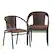 Front. Alamont Home - Lila Patio Chair (set of 4) - Medium Brown.