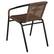 Alt View 17. Alamont Home - Lila Patio Chair (set of 4) - Medium Brown.