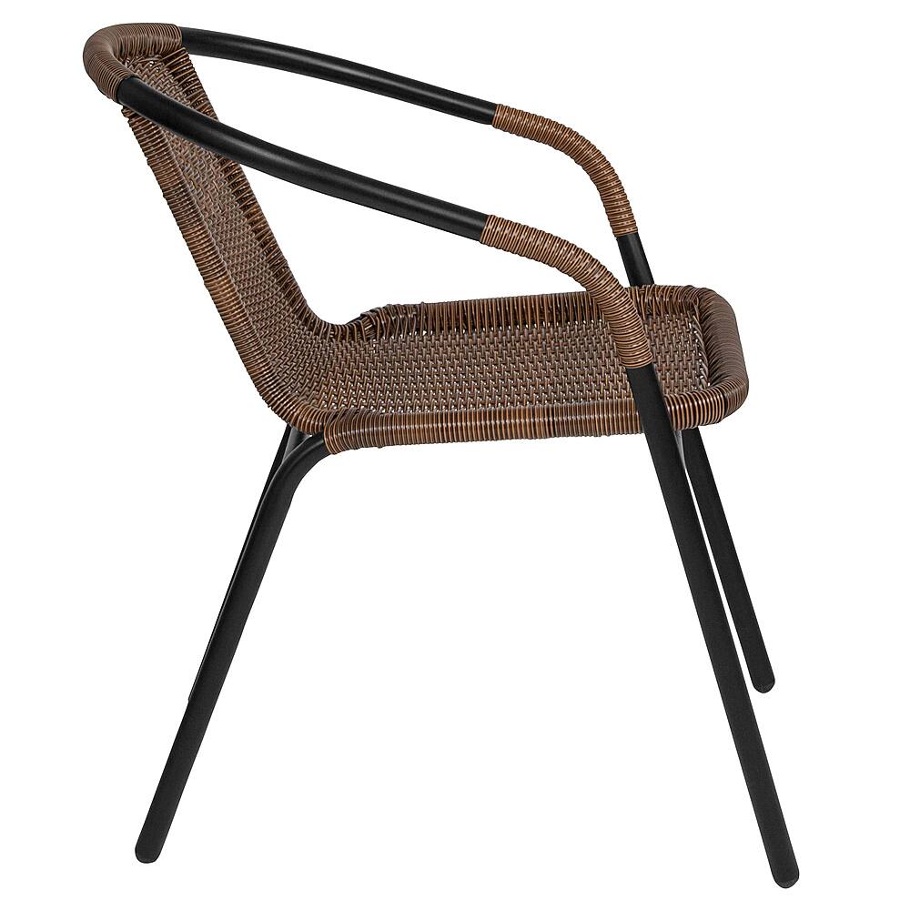 Alt View 19. Alamont Home - Lila Patio Chair (set of 4) - Medium Brown.