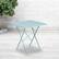 Alt View 11. Alamont Home - Oia Square Contemporary Patio Table - Sky Blue - Sky Blue.