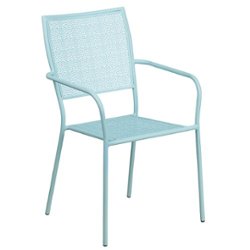 Flash Furniture - Oia Patio Chair - Sky Blue - Front_Zoom