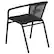Alt View 17. Alamont Home - Lila Patio Chair (set of 4) - Black.