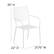 Alt View 13. Alamont Home - Oia Patio Chair - White.
