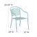 Alt View 13. Alamont Home - Oia Patio Chair - Sky Blue.