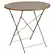 Front. Alamont Home - Oia Round Contemporary Patio Table - Gold - Gold.