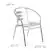 Alt View 13. Alamont Home - Lila Patio Chair (set of 4) - Aluminum.