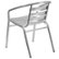 Alt View 14. Flash Furniture - Lila Patio Chair (set of 4) - Aluminum.
