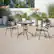 Alt View 11. Alamont Home - Bellamy Contemporary Patio Table - Clear/Black.