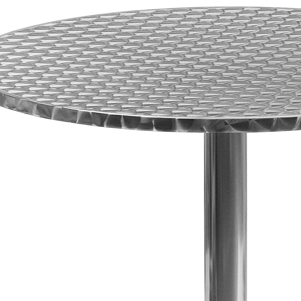 Alt View 14. Alamont Home - Mellie Contemporary Patio Table - Aluminum.