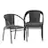 Front. Alamont Home - Lila Patio Chair (set of 4) - Gray.