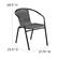 Alt View 14. Alamont Home - Lila Patio Chair (set of 4) - Gray.