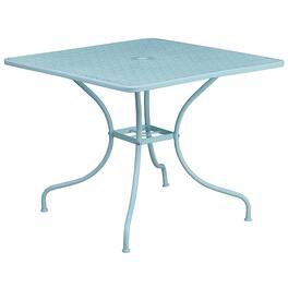 Alamont Home - Oia Square Contemporary Patio Table - Sky Blue