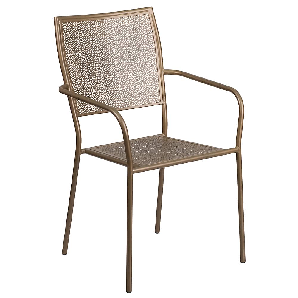 Alamont Home - Oia Patio Chair - Gold - Front_Zoom