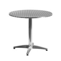 Alamont Home - Mellie Contemporary Patio Table - Aluminum - Front_Zoom
