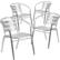 Front. Alamont Home - Lila Patio Chair (set of 4) - Aluminum.