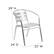 Alt View 13. Alamont Home - Lila Patio Chair (set of 4) - Aluminum.
