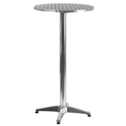 Flash Furniture - Mellie Contemporary Patio Bar Table - Aluminum - Front_Zoom