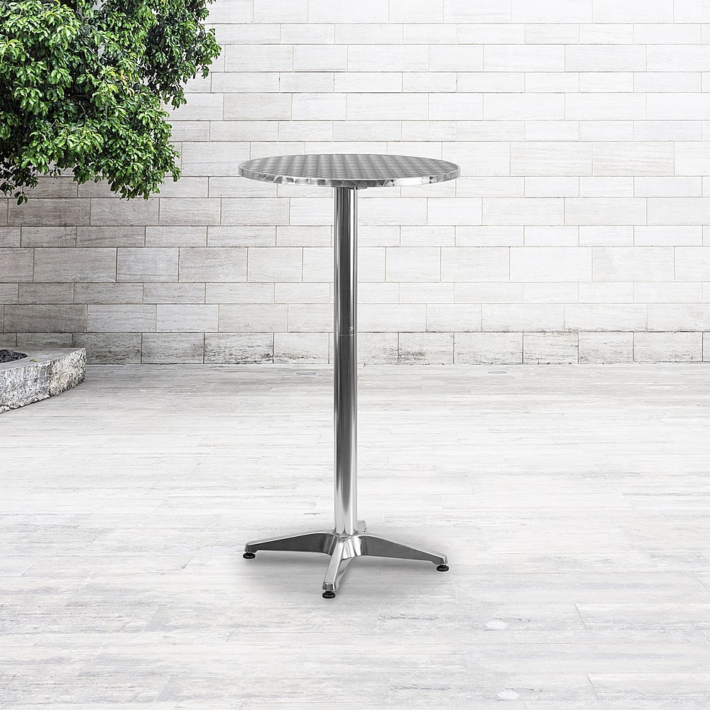 Alt View 11. Alamont Home - Mellie Contemporary Patio Bar Table - Aluminum.