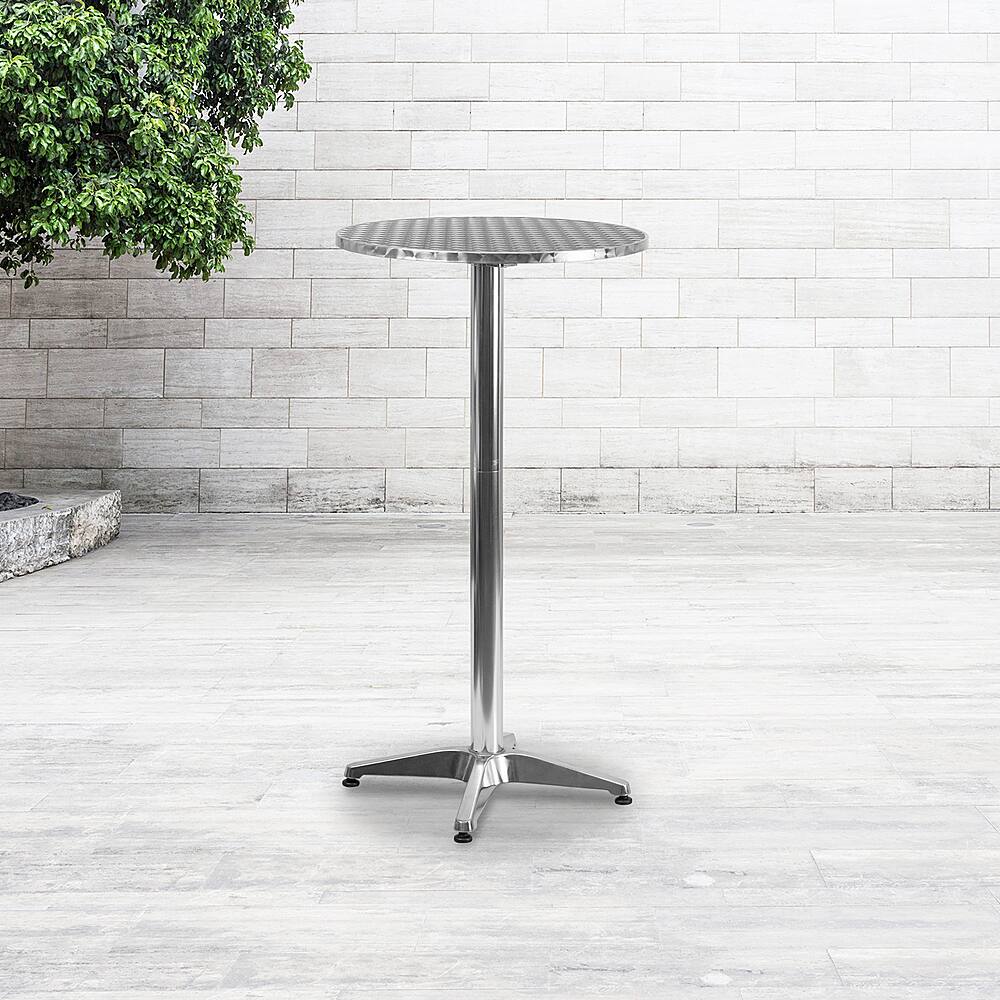 Alt View 11. Alamont Home - Mellie Contemporary Patio Bar Table - Aluminum.