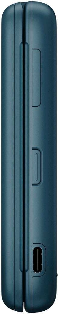 Consumer Cellular, Nokia 2780, 8GB, Blue - Flip Phone 