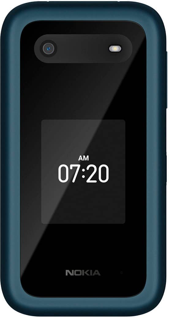 Alt View 1. Nokia - 2780 Flip Phone (Unlocked) - Blue.