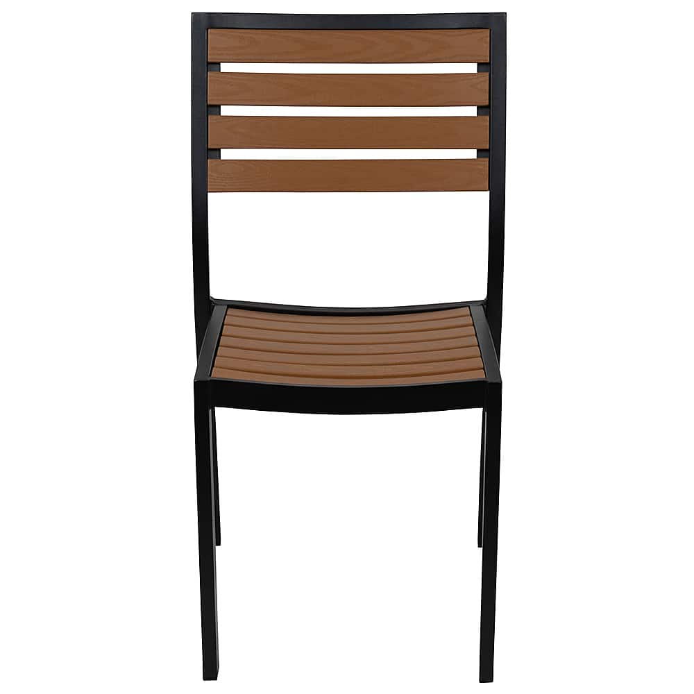 Flash Furniture – Lark Patio Chair (set of 2) – Teak Sansujyuku sansujyuku.com