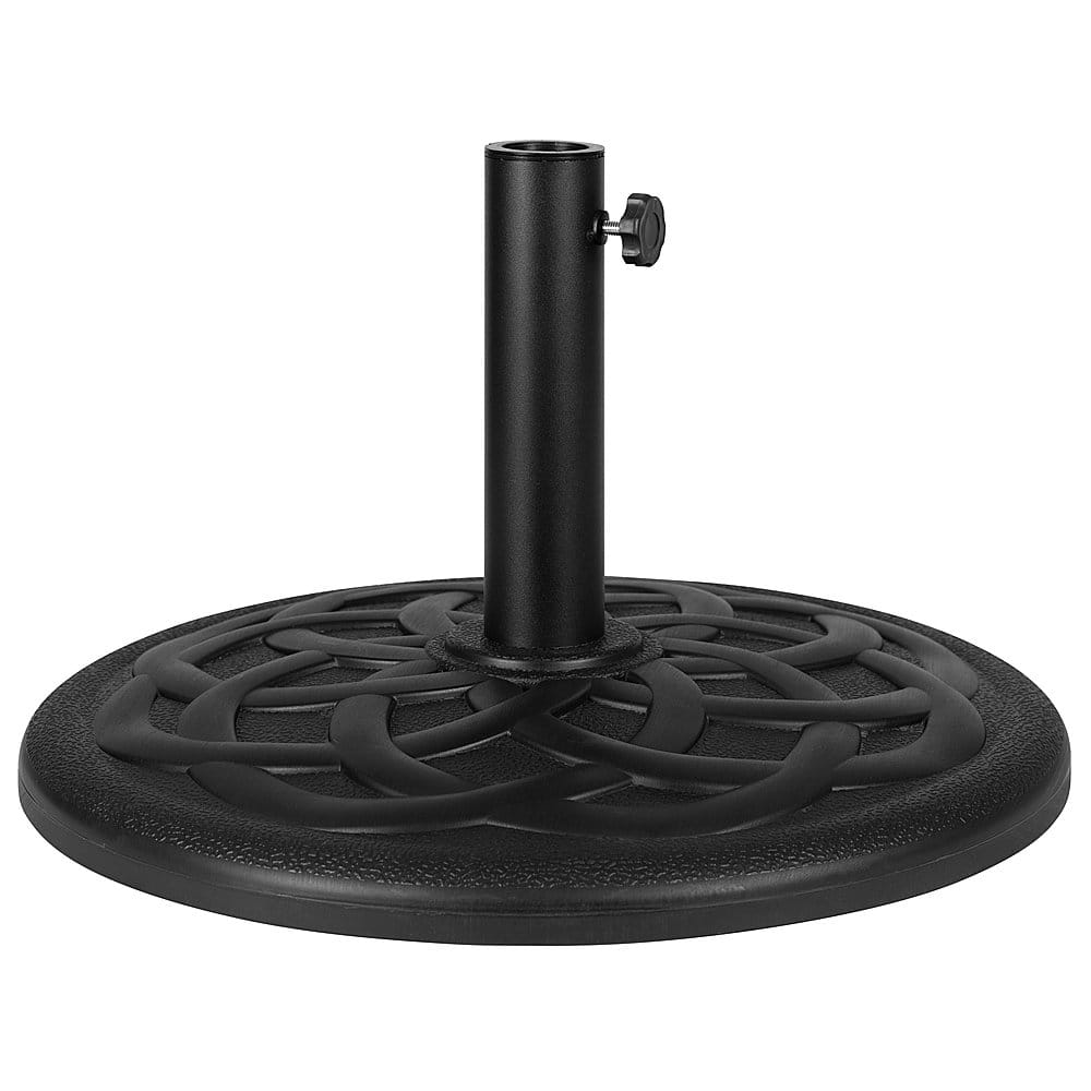 Alamont Home - Kona 19.25" Patio Umbrella Base - Black - Front_Zoom