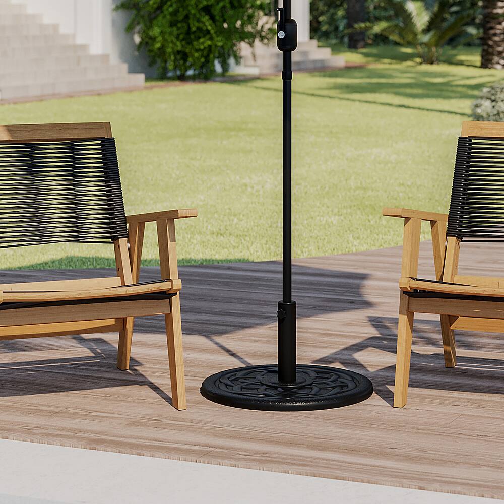 Alt View 11. Alamont Home - Kona 19.25" Patio Umbrella Base - Black.