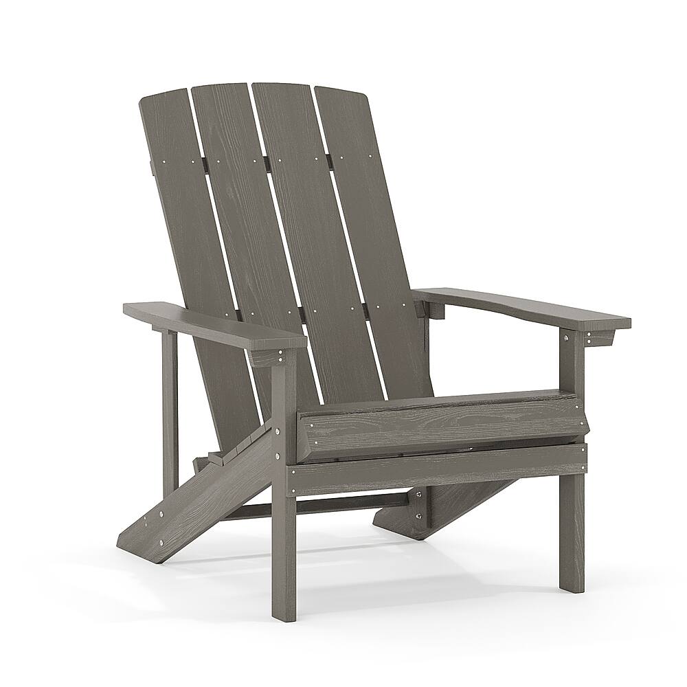 Front. Alamont Home - Charlestown Adirondack Chair - Gray.
