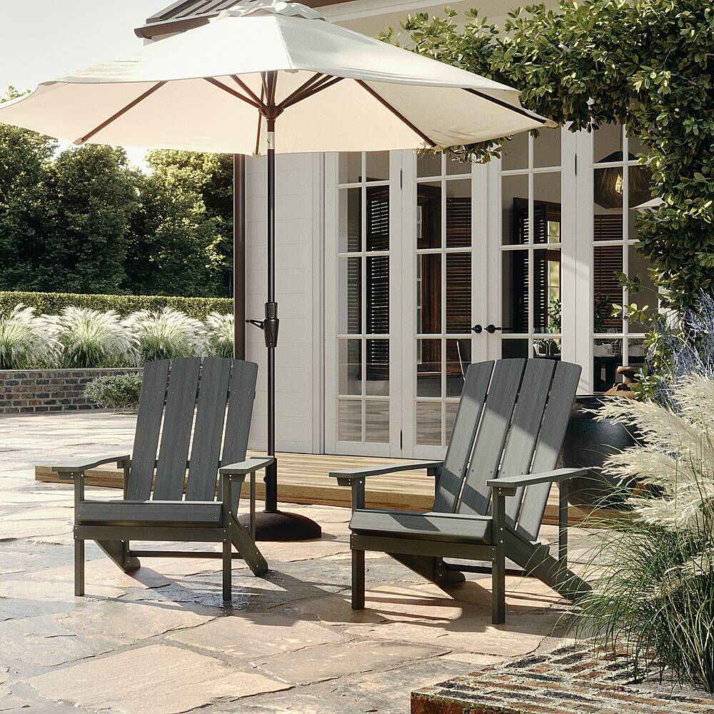 Alt View 14. Alamont Home - Charlestown Adirondack Chair - Gray.