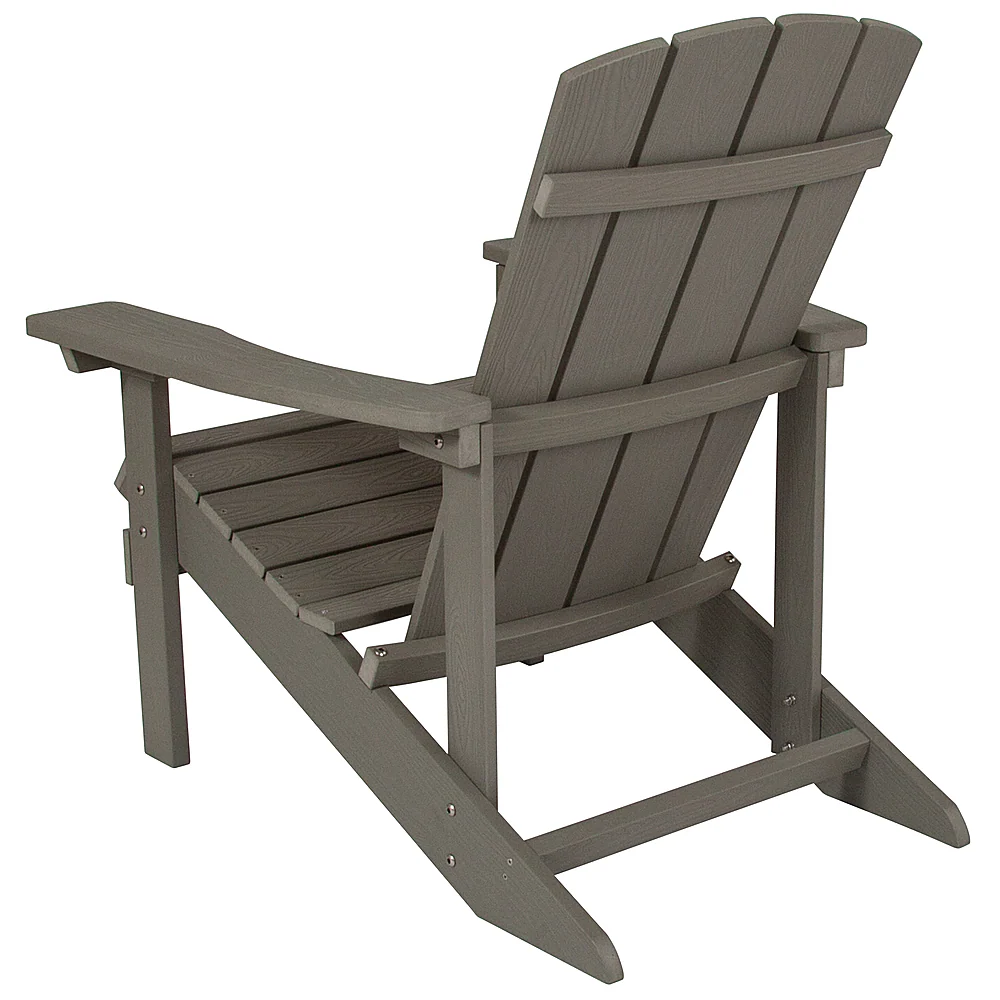 Alt View 19. Alamont Home - Charlestown Adirondack Chair - Gray.