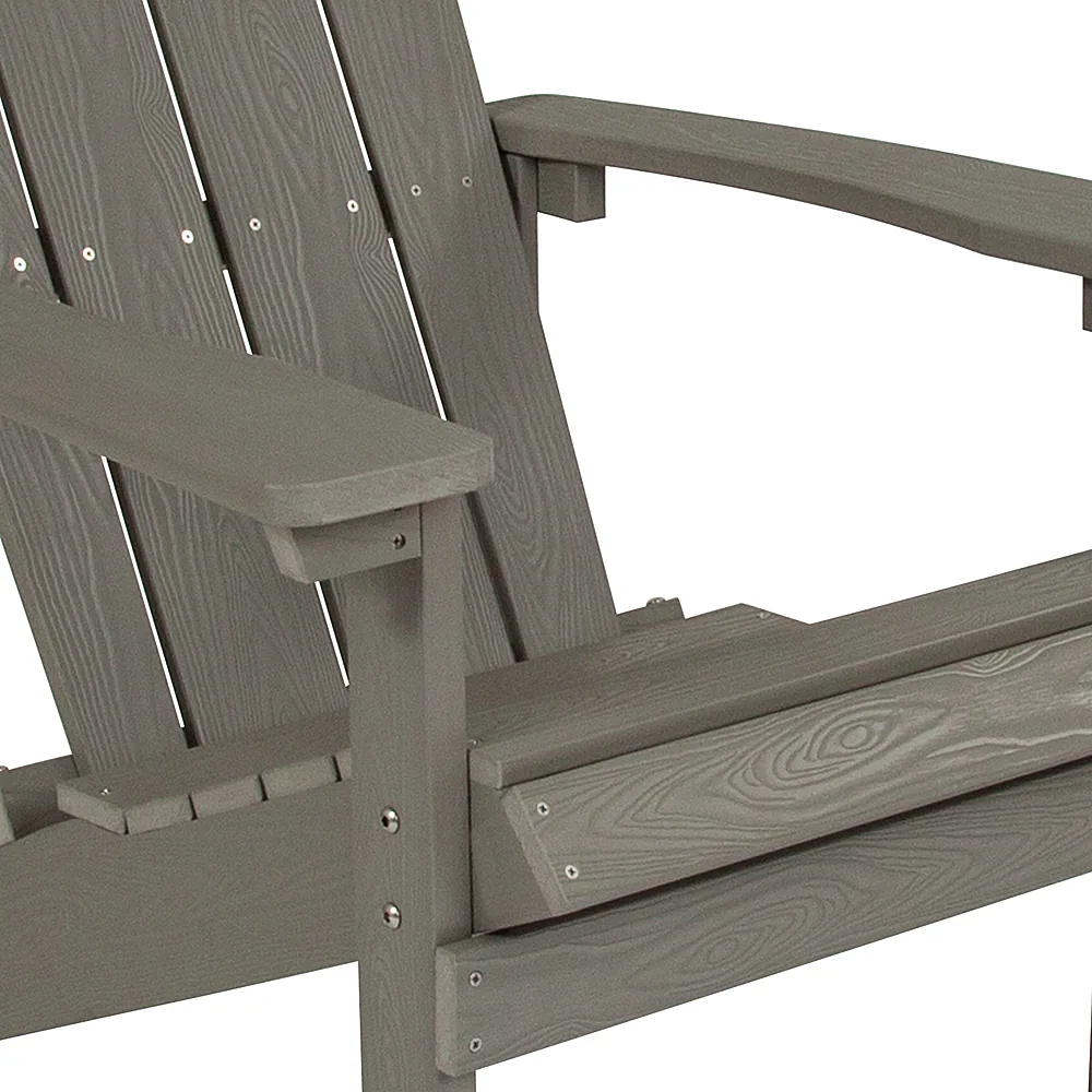 Alt View 20. Alamont Home - Charlestown Adirondack Chair - Gray.