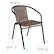 Alt View 14. Alamont Home - Lila Patio Chair (set of 2) - Medium Brown.